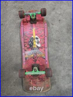 Original 1988 Powell Peralta Bonite 7ply Skull & Sword Skateboard