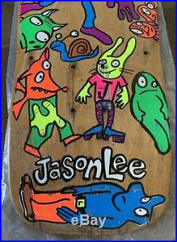 Original 1990 BLIND JASON LEE Vintage Skateboard RARE Silly Animals Pro Model