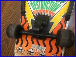 Original 1990 Bart Simpson Vehicle of Destruction Skateboard Sport Fun Inc