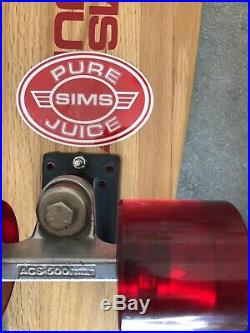 Original'70s SIMS Pure Juice 25 Kitcktail Skateboard. Deadstock