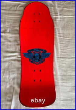 Original 80's Powell Peralta Tony Hawk Skateboard Deck Pink Bones OG