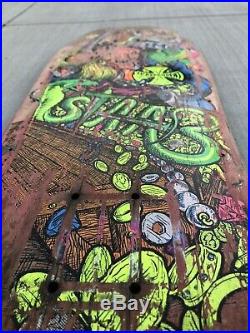 Original Old School Sims Kevin Staab Skateboard Vintage Pirate Deck