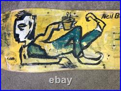 Original Vintage 1986 G&S Neil Blender Coffee Break Skateboard Deck, 2nd Owner