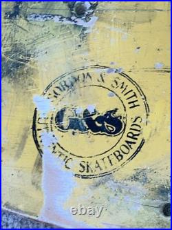 Original Vintage 1986 G&S Neil Blender Coffee Break Skateboard Deck, 2nd Owner