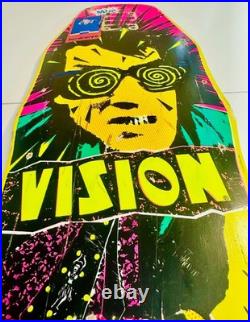Original Vintage 1987 VISION PSYCHO STICK MINI SKATEBOARD DECK INXS OG Original Vintage 1987 VISION PSYCHO STICK MINI SKATEBOARD DECK INXS OG