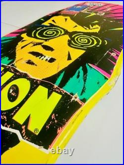Original Vintage 1987 VISION PSYCHO STICK MINI SKATEBOARD DECK INXS OG