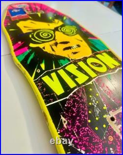 Original Vintage 1987 VISION PSYCHO STICK MINI SKATEBOARD DECK INXS OG Original Vintage 1987 VISION PSYCHO STICK MINI SKATEBOARD DECK INXS OG