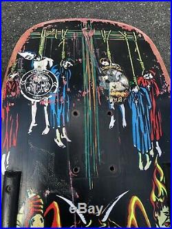 Original Vintage 1991 NATAS KAUPAS Devil Worship Skateboard Deck 101 Marc Mckee