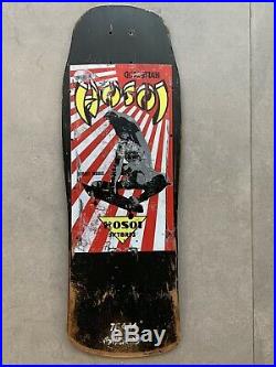 Original Vintage Christian HOSOI HAMMERHEAD Skateboard Street Deck SANTA CRUZ