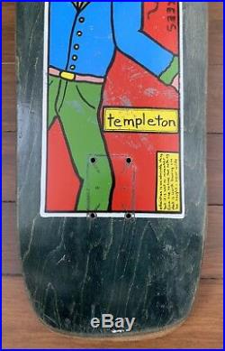 Original Vintage Ed Templeton The New Deal Skateboard Deck SIGNED 1991 RARE