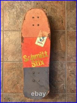 Original Vintage Schmitt Stix, John Lucero, 80 Skateboard