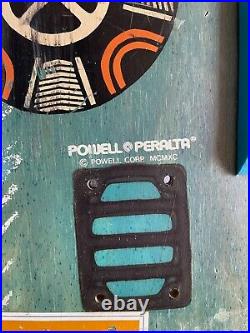 Original Vintage Tony Hawk Medallion Skateboard deck Powell Peralta Autographed