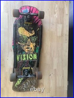 Original Vintage Vision Psycho Stick Skateboard Skate Complete Rare
