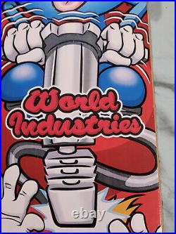 Original World Industries Vintage 90s Jumbo skateboard matching wheels & trucks