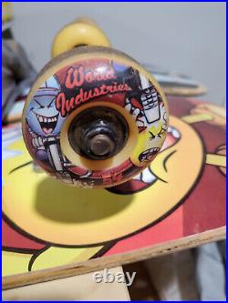 Original World Industries Vintage 90s Jumbo skateboard matching wheels & trucks
