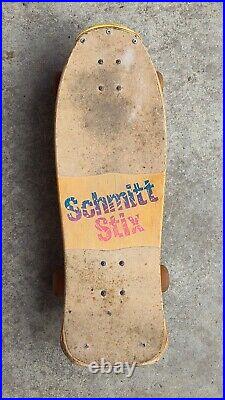 Orignial 1980s SCHMITT STIX John Lucero Skateboard