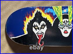 Ozzy Alvarez KISS Rock And Roll Skateboard Deck Human 1996 Vintage RARE NOS