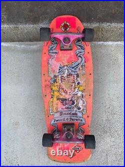 POWELL PERALTA Skateboard Lance Mountain Crest Vintage 1988