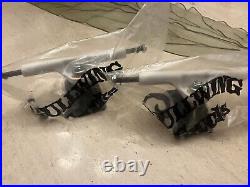 Pair OG NOS 9 Gullwing HPG IV Street Shadow Skateboard Trucks White Vintage