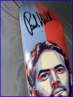 Paul Walker Printed Autograph Fast And Furious Buster Skateboard Deck Sealed