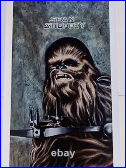 Plan B Star Wars Chewbacca Sean Sheffey Print Vintage Skateboard