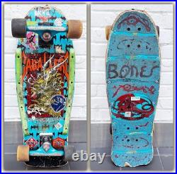 Powell Peralta 1987 Skateboard Steve Caballero Dragon & Bats Tracker Trucks Vtg