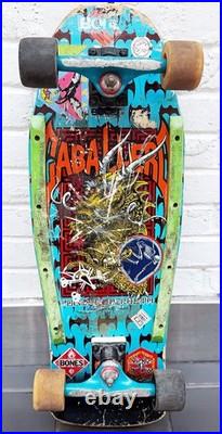Powell Peralta 1987 Skateboard Steve Caballero Dragon & Bats Tracker Trucks Vtg