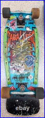 Powell Peralta 1987 Skateboard Steve Caballero Dragon & Bats Tracker Trucks Vtg