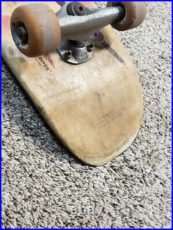 Powell Peralta 1995 Vintage Skateboard Hell Diver Weathered and Worn Distressed