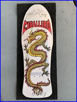 Powell Peralta Caballero Chinese dragon first re-issue 2004 rare signed by Cab