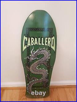 Powell Peralta Chinese Dragon Steve Caballero Skateboard Deck Green 2014 rare