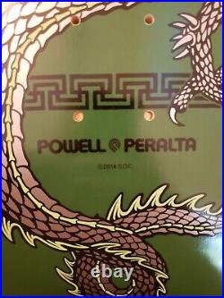 Powell Peralta Chinese Dragon Steve Caballero Skateboard Deck Green 2014 rare