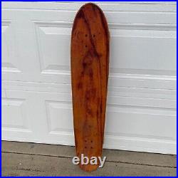 Powell Peralta Longboard Skateboard Wooden Floral Hawaiian 2003 Vintage