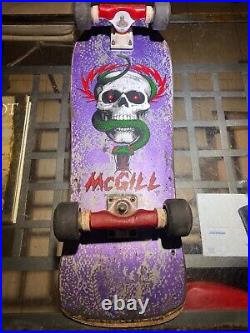 Powell Peralta Mike McGill Skateboard -All Original autographed by Tony Hawk
