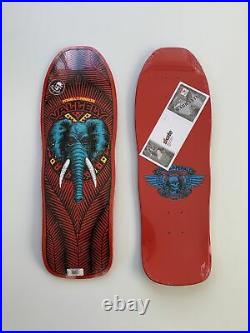 Powell Peralta Mike Vallely Reissue Skateboard Deck Elephant 2020 Red New