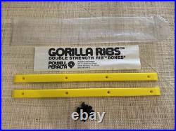 Powell Peralta NOS Gorilla Ribs ORIGINAL Vintage Skate Rails 14.5 YELLOW RARE