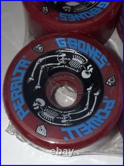 Powell Peralta NOS Original Vintage G Bones Skateboard Wheels Red Hawk McGill