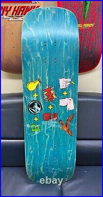 Powell Peralta Old School Original Tony Hawk Pictograph Skateboard Turquoise