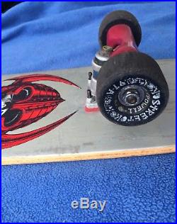 Powell Peralta Per Welinder Freestyle Skateboard Vintage 1984 RARE Silver V1