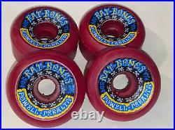 Powell Peralta Rat Bones Vintage Skateboard Wheels NOS Red
