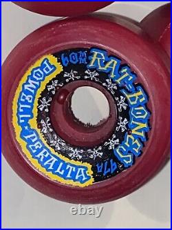 Powell Peralta Rat Bones Vintage Skateboard Wheels NOS Red