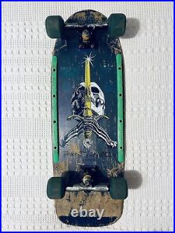 Powell Peralta Skull And Sword Skateboard 1983 OG Gullwings Kryptos