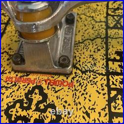 Powell Peralta Skull Skateboard yellow, Shredboots wheels, Independent Trucks