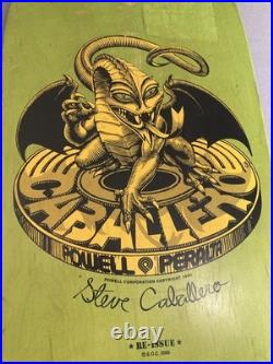 Powell Peralta Steve Caballero Deck Re Issue Complete Green 2005