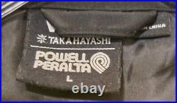 Powell Peralta Taka Hayashi Skateboard Skull Sword Bones Jacket Sz L 350 Made