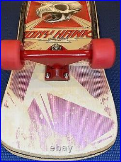 Powell Peralta Tony Hawk 1983 Vintage Skateboard, Tracker Sixtrack, Cross Bones