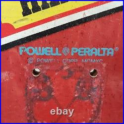 Powell Peralta Tony Hawk Medallion Skateboard Deck Vintage OG 1990 Old School