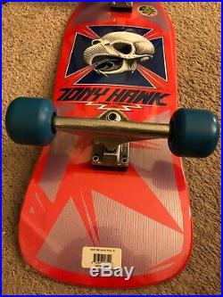 Powell Peralta Tony Hawk Skateboard Reissue Deck Bones Brigade Pink Chicken New