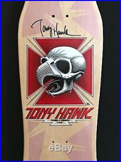 Powell Peralta Tony Hawk Skull Signed Skateboard Deck with COA #6/60