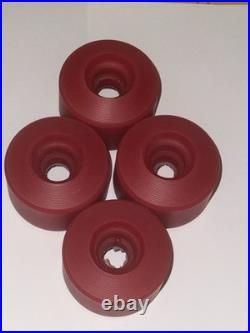 Powell Peralta Two Rats Skateboard Wheels Conical Vintage Rat Bones NOS RARE RED